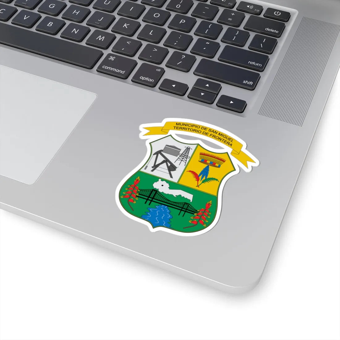 Escudo de San Miguel-La Dorada (Colombia) (Coat of Arms) STICKER Vinyl Kiss-Cut Decal - The Sticker Space