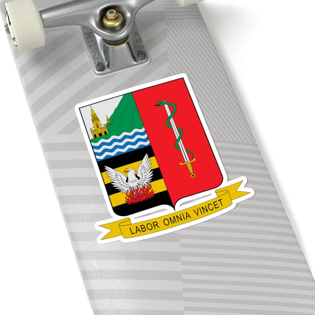 Escudo de San Pablo-Nariño (Colombia) (Coat of Arms) STICKER Vinyl Kiss-Cut Decal - The Sticker Space