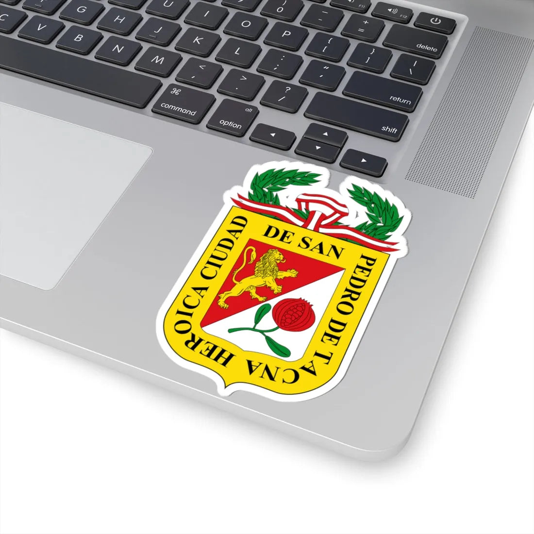 Escudo de San Pedro de Tacna (Peru) (Coat of Arms) STICKER Vinyl Kiss-Cut Decal - The Sticker Space