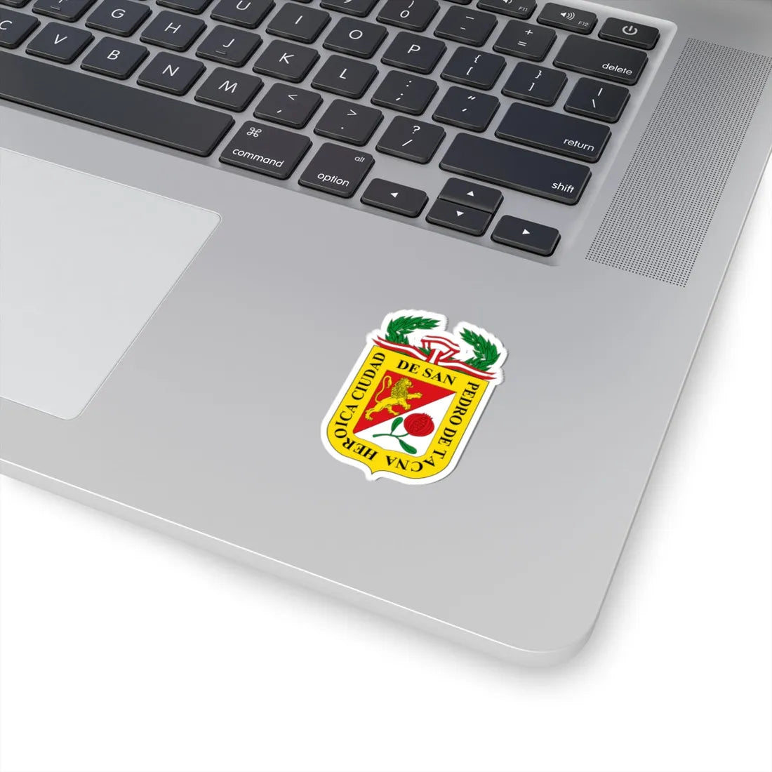 Escudo de San Pedro de Tacna (Peru) (Coat of Arms) STICKER Vinyl Kiss-Cut Decal - The Sticker Space