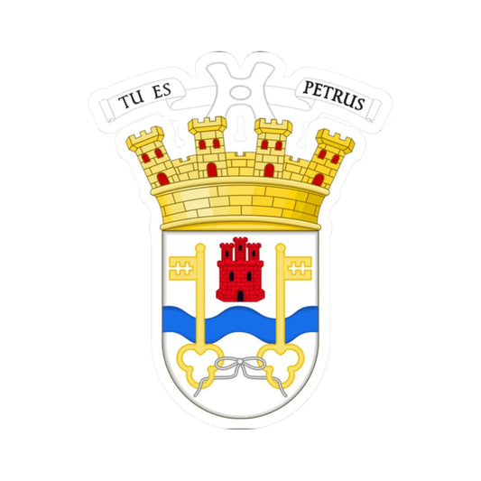 Escudo de San Pedro Jujuy (Argentina) (Coat of Arms) STICKER Vinyl Kiss-Cut Decal 2 Inch White - The Sticker Space