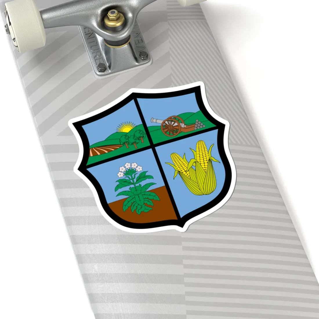 Escudo de San Pedro Valle (Colombia) (Coat of Arms) STICKER Vinyl Kiss-Cut Decal - The Sticker Space