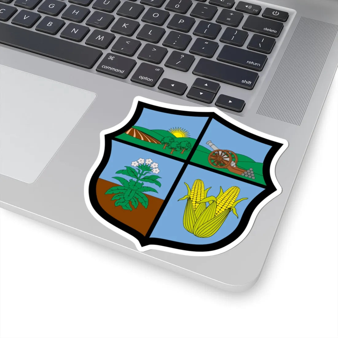 Escudo de San Pedro Valle (Colombia) (Coat of Arms) STICKER Vinyl Kiss-Cut Decal - The Sticker Space