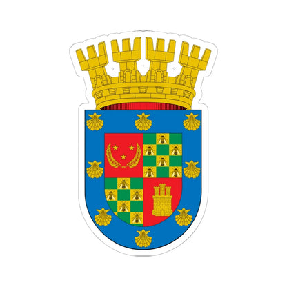 Escudo de San Ramón (Chile) (Coat of Arms) STICKER Vinyl Kiss-Cut Decal 6 Inch White - The Sticker Space