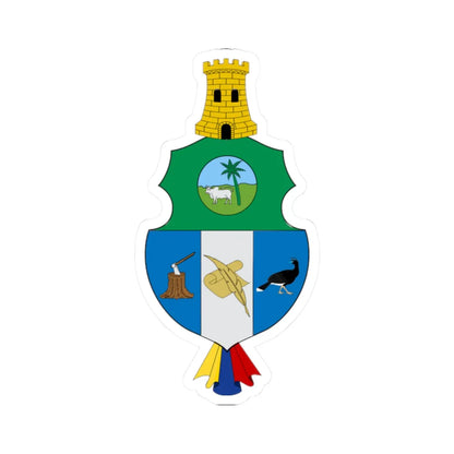 Escudo de San Vicente del Caguán (Colombia) (Coat of Arms) STICKER Vinyl Kiss-Cut Decal - The Sticker Space