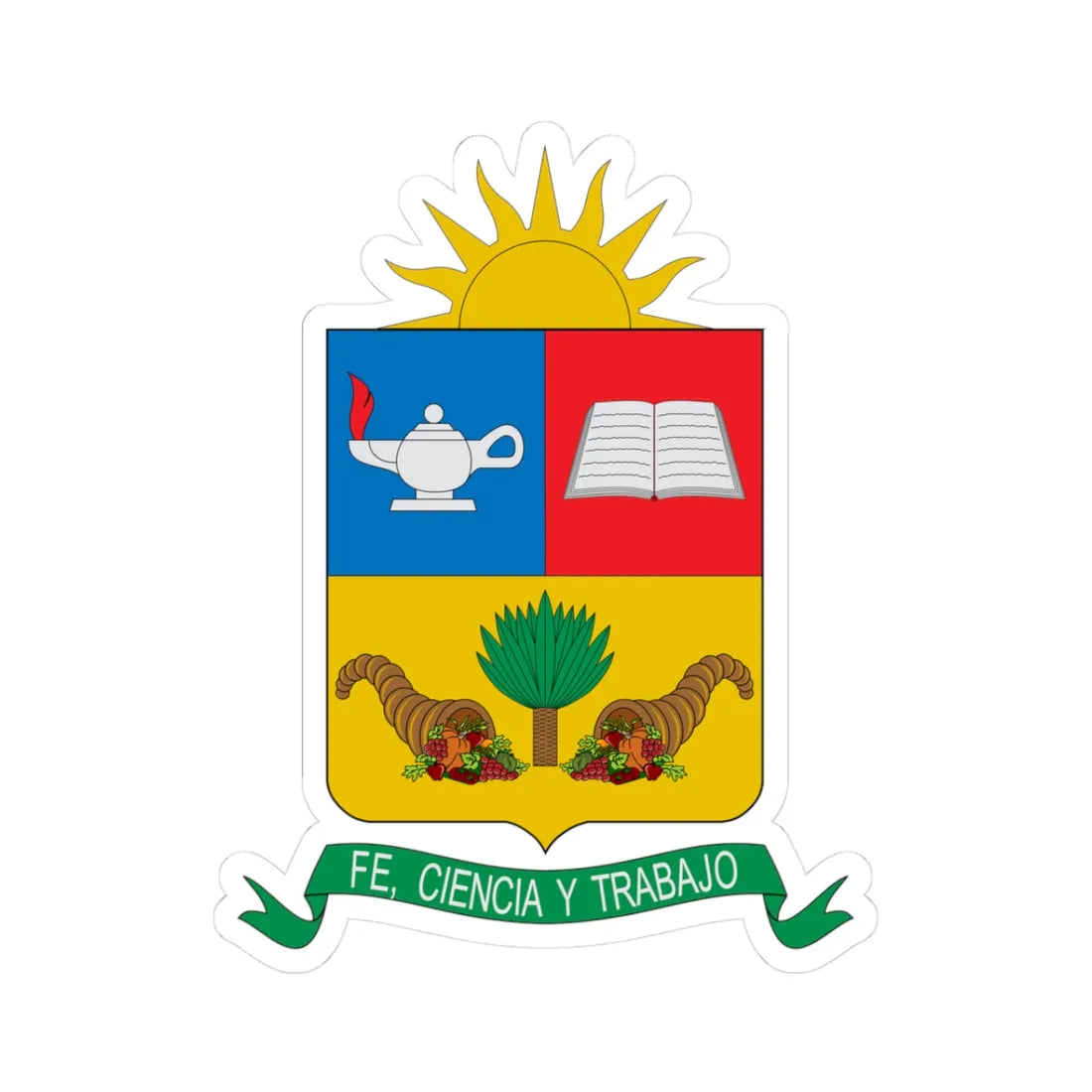 Escudo de San Vicente Ferrer (Colombia) (Coat of Arms) STICKER Vinyl Kiss-Cut Decal - The Sticker Space