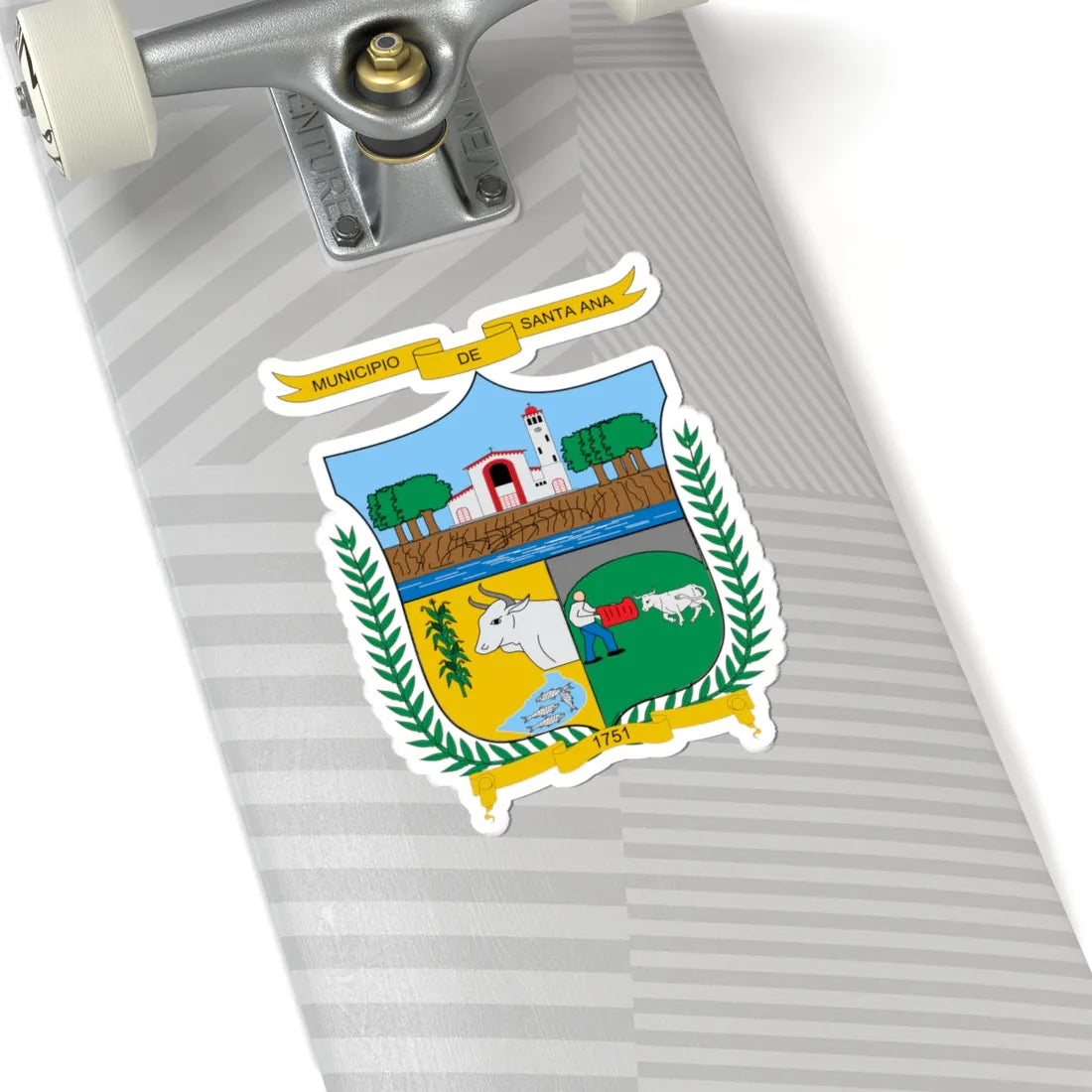 Escudo de Santa Ana Magdalena (Colombia) (Coat of Arms) STICKER Vinyl Kiss-Cut Decal - The Sticker Space