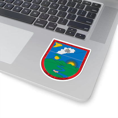Escudo de Santa Bárbara Antioquia (Colombia) (Coat of Arms) STICKER Vinyl Kiss-Cut Decal - The Sticker Space