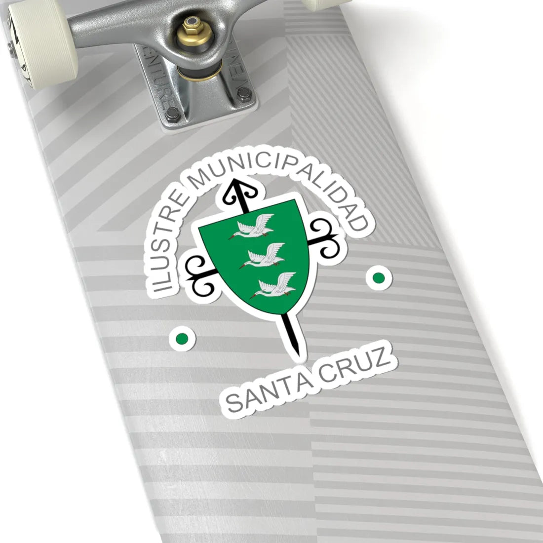 Escudo de Santa Cruz Chile (Chile) (Coat of Arms) STICKER Vinyl Kiss-Cut Decal - The Sticker Space