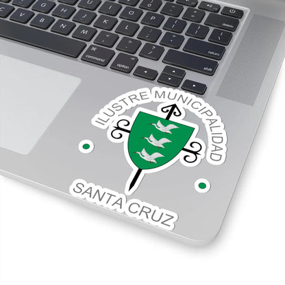 Escudo de Santa Cruz Chile (Chile) (Coat of Arms) STICKER Vinyl Kiss-Cut Decal - The Sticker Space