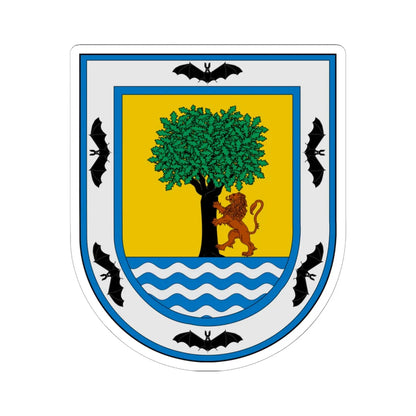 Escudo de Santa Fe de Antioquia (Colombia) (Coat of Arms) STICKER Vinyl Kiss-Cut Decal 6 Inch White - The Sticker Space