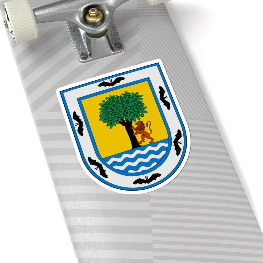 Escudo de Santa Fe de Antioquia (Colombia) (Coat of Arms) STICKER Vinyl Kiss-Cut Decal - The Sticker Space