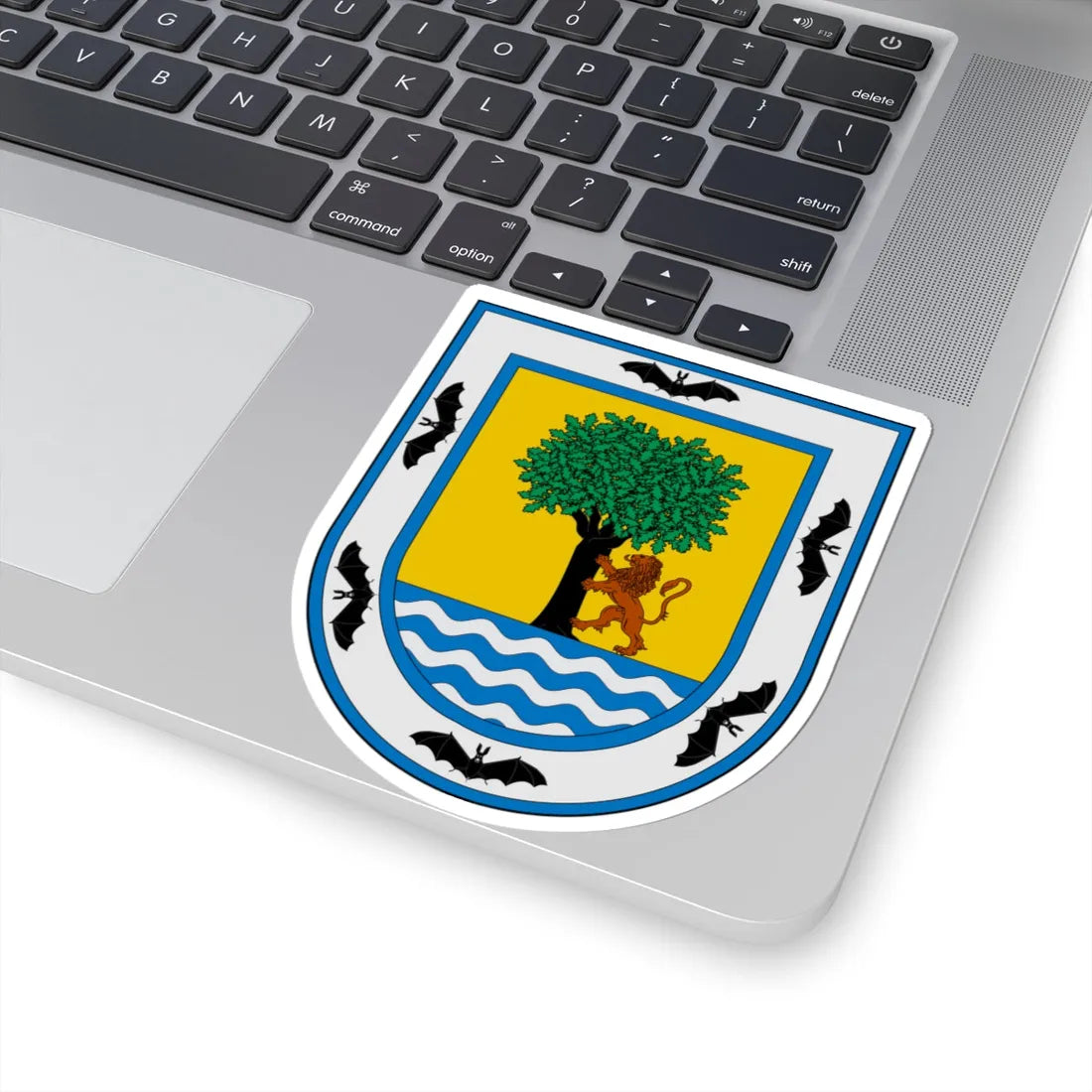 Escudo de Santa Fe de Antioquia (Colombia) (Coat of Arms) STICKER Vinyl Kiss-Cut Decal - The Sticker Space