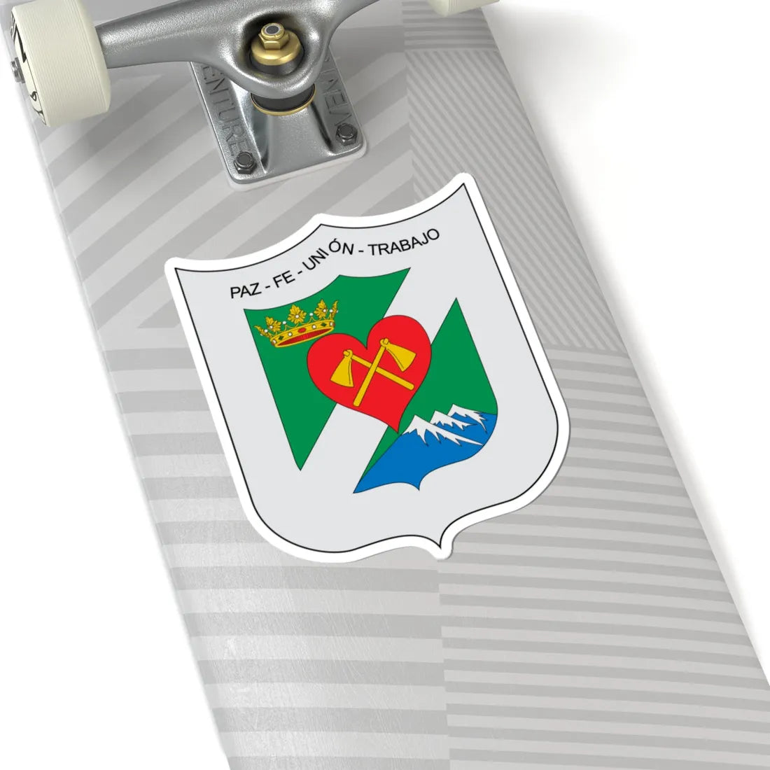 Escudo de Santa Isabel Tolima (Colombia) (Coat of Arms) STICKER Vinyl Kiss-Cut Decal - The Sticker Space