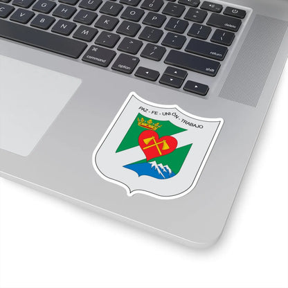 Escudo de Santa Isabel Tolima (Colombia) (Coat of Arms) STICKER Vinyl Kiss-Cut Decal - The Sticker Space