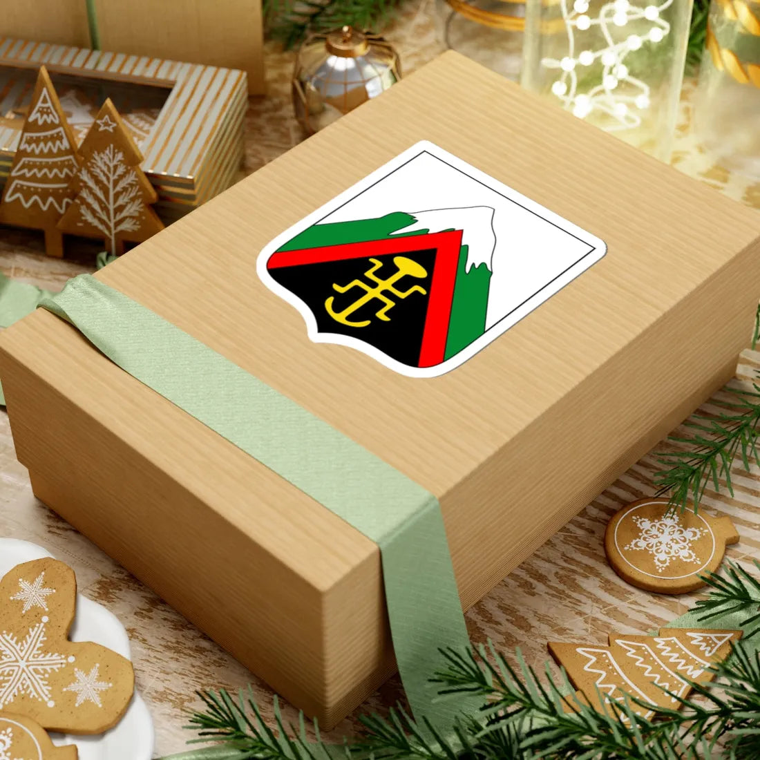 Escudo de Santa Maria Huila (Colombia) (Coat of Arms) STICKER Vinyl Kiss-Cut Decal - The Sticker Space