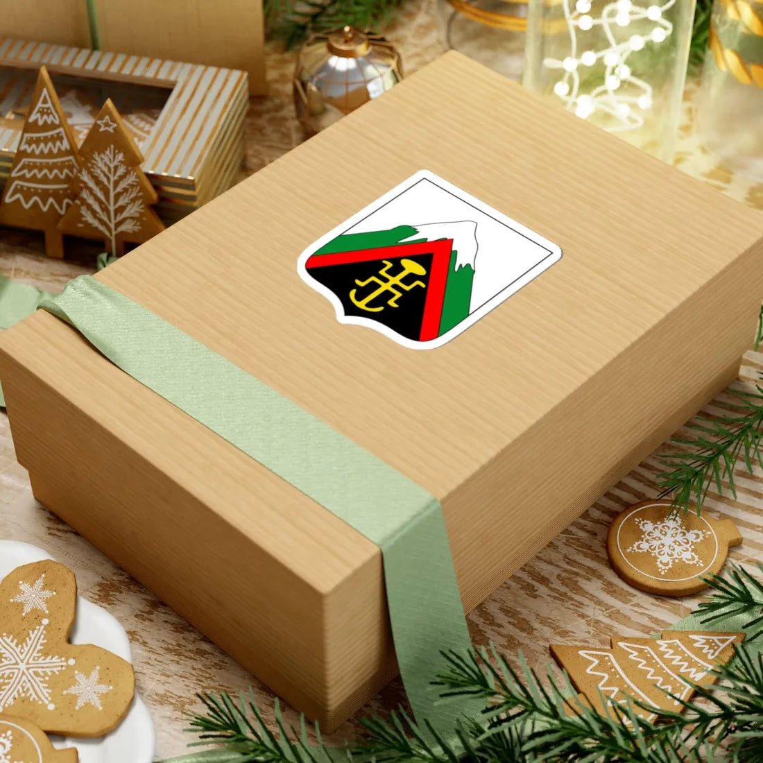 Escudo de Santa Maria Huila (Colombia) (Coat of Arms) STICKER Vinyl Kiss-Cut Decal - The Sticker Space