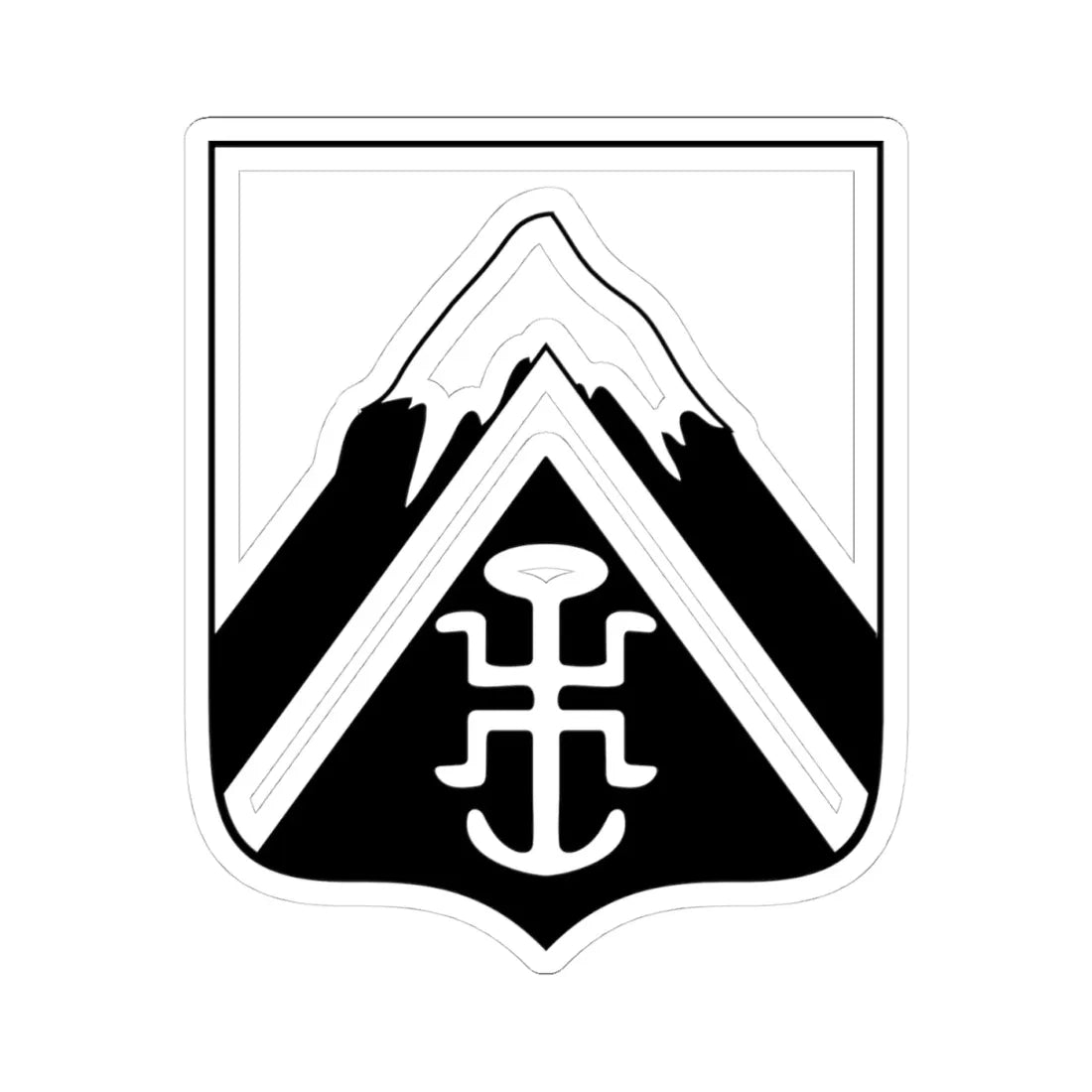 Escudo de Santa Maria Huila sello (Colombia) (Coat of Arms) STICKER Vinyl Kiss-Cut Decal 4 Inch White - The Sticker Space