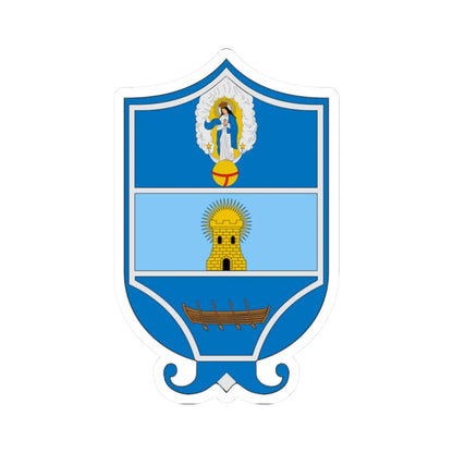 Escudo de Santa Marta Magdalena (Colombia) (Coat of Arms) STICKER Vinyl Kiss-Cut Decal 2 Inch White - The Sticker Space