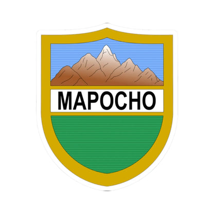 Escudo de Santiago Chile 1863-1913 (Chile) (Coat of Arms) STICKER Vinyl Kiss-Cut Decal 2 Inch White - The Sticker Space