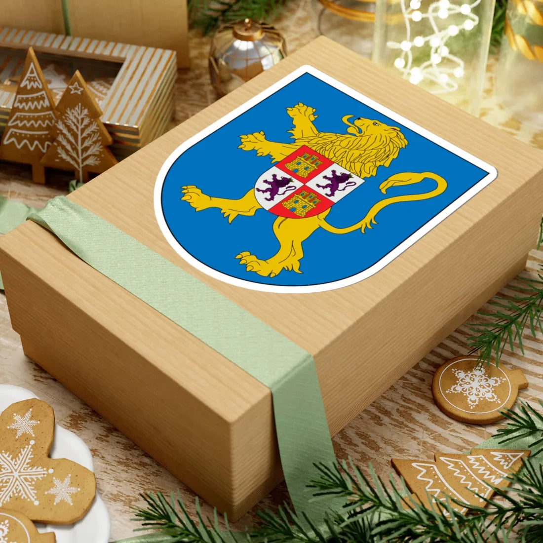 Escudo de Santiago de Arma de Rionegro (Colombia) (Coat of Arms) STICKER Vinyl Kiss-Cut Decal - The Sticker Space