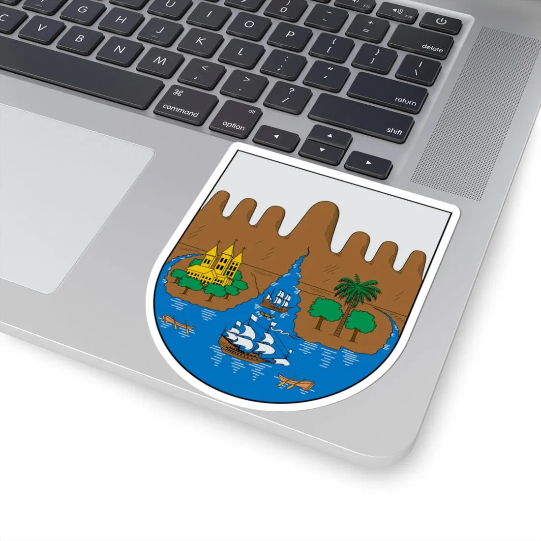 Escudo de Santiago de Cali (Colombia) (Coat of Arms) STICKER Vinyl Kiss-Cut Decal - The Sticker Space