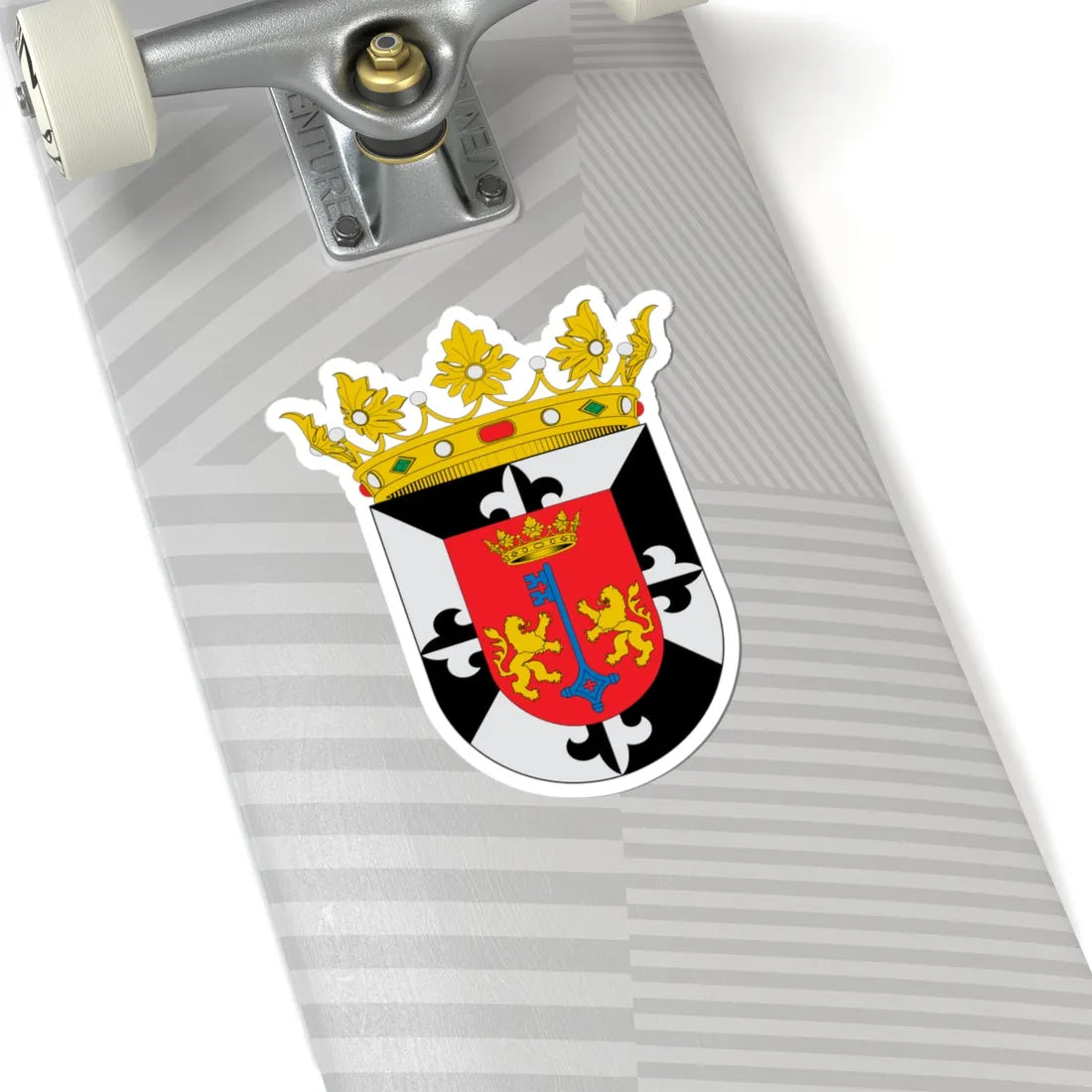 Escudo de Santo Domingo de Guzmán (Dominica) (Coat of Arms) STICKER Vinyl Kiss-Cut Decal - The Sticker Space