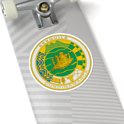 Escudo de Sesquilé (Colombia) (Coat of Arms) STICKER Vinyl Kiss-Cut Decal - The Sticker Space