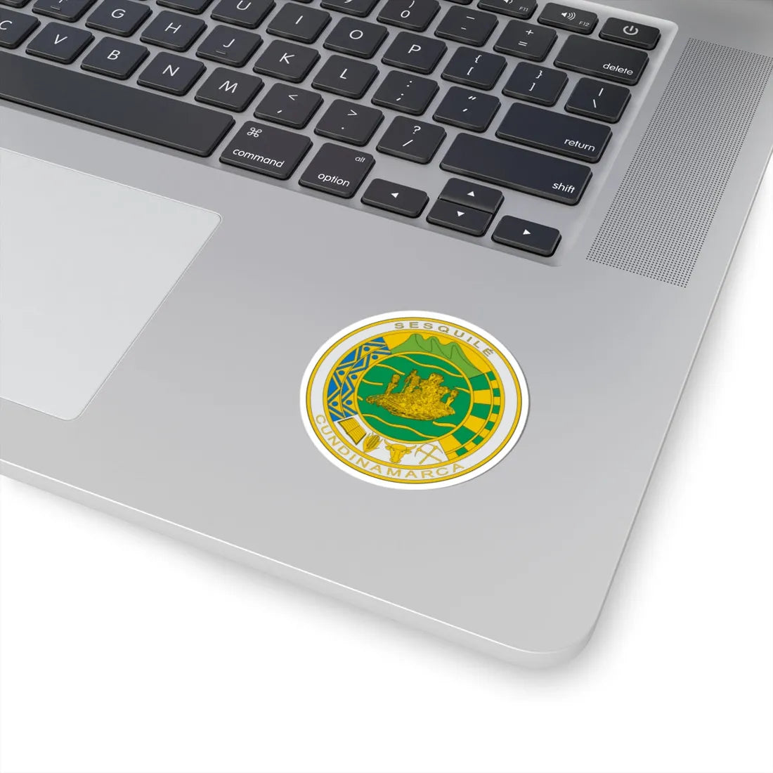 Escudo de Sesquilé (Colombia) (Coat of Arms) STICKER Vinyl Kiss-Cut Decal - The Sticker Space