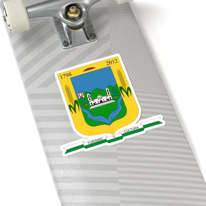 Escudo de Silvia - Cauca (Colombia) (Coat of Arms) STICKER Vinyl Kiss-Cut Decal - The Sticker Space