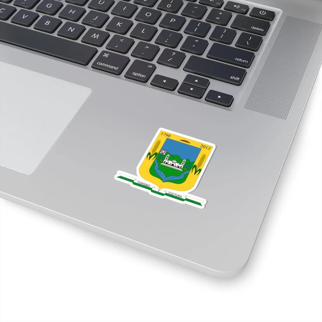 Escudo de Silvia - Cauca (Colombia) (Coat of Arms) STICKER Vinyl Kiss-Cut Decal - The Sticker Space
