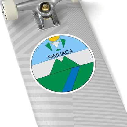 Escudo de Simijaca (Colombia) (Coat of Arms) STICKER Vinyl Kiss-Cut Decal - The Sticker Space