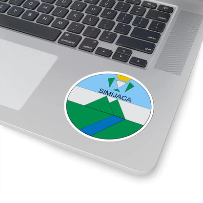 Escudo de Simijaca (Colombia) (Coat of Arms) STICKER Vinyl Kiss-Cut Decal - The Sticker Space
