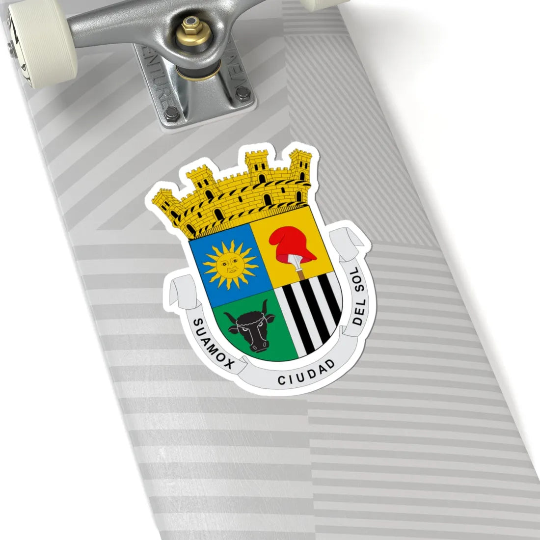 Escudo de Sogamoso (Colombia) (Coat of Arms) STICKER Vinyl Kiss-Cut Decal - The Sticker Space