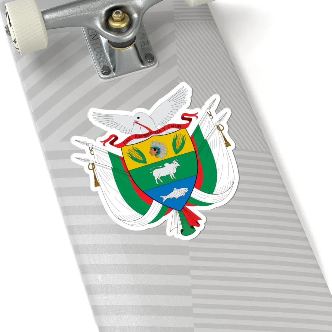 Escudo de Solano Caquetá (Colombia) (Coat of Arms) STICKER Vinyl Kiss-Cut Decal - The Sticker Space