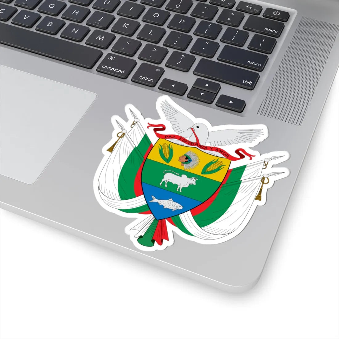 Escudo de Solano Caquetá (Colombia) (Coat of Arms) STICKER Vinyl Kiss-Cut Decal - The Sticker Space