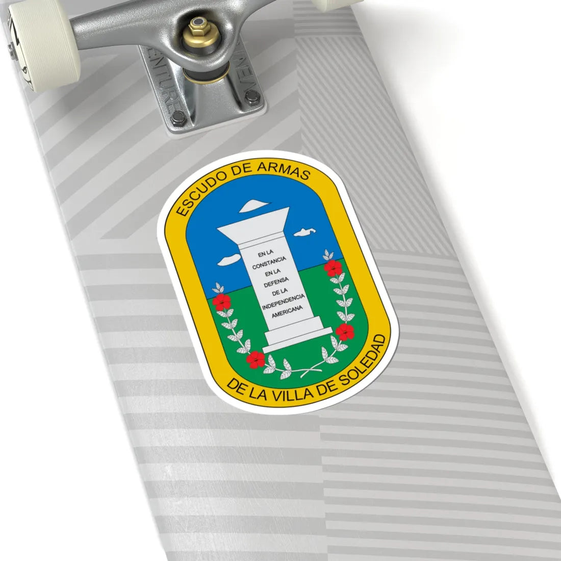 Escudo de Soledad Atlántico (Colombia) (Coat of Arms) STICKER Vinyl Kiss-Cut Decal - The Sticker Space
