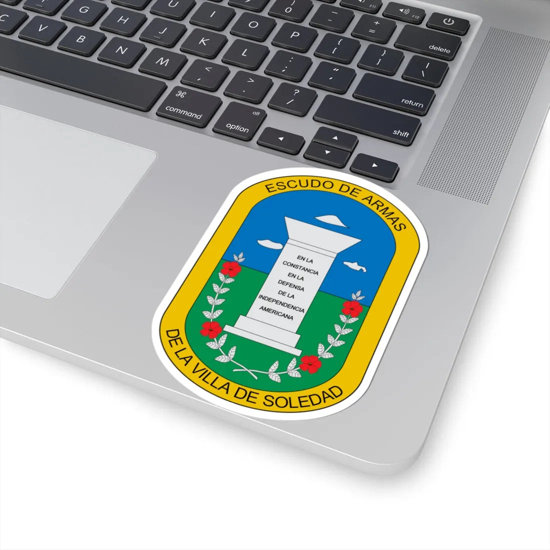 Escudo de Soledad Atlántico (Colombia) (Coat of Arms) STICKER Vinyl Kiss-Cut Decal - The Sticker Space
