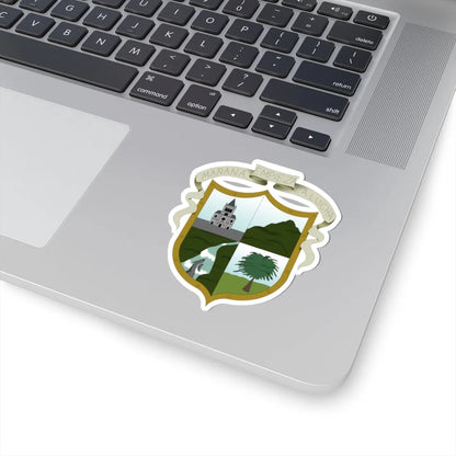 Escudo de Sonsón 1938- 1956 (Colombia) (Coat of Arms) STICKER Vinyl Kiss-Cut Decal - The Sticker Space