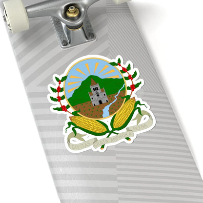 Escudo de Sonsón (Colombia) (Coat of Arms) STICKER Vinyl Kiss-Cut Decal - The Sticker Space