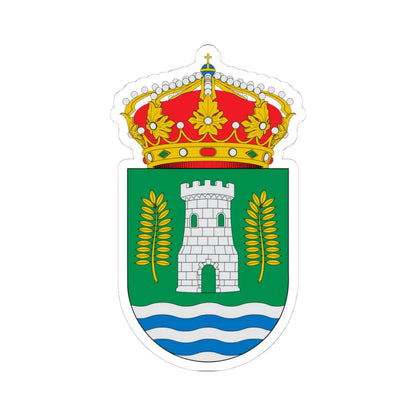 Escudo de Sorvilán (Spain) (Coat of Arms) STICKER Vinyl Kiss-Cut Decal 4 Inch White - The Sticker Space
