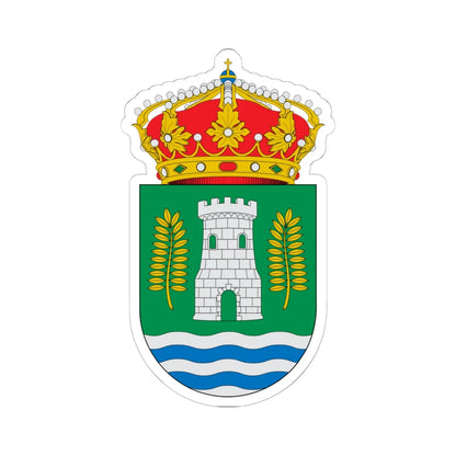 Escudo de Sorvilán (Spain) (Coat of Arms) STICKER Vinyl Kiss-Cut Decal 6 Inch White - The Sticker Space