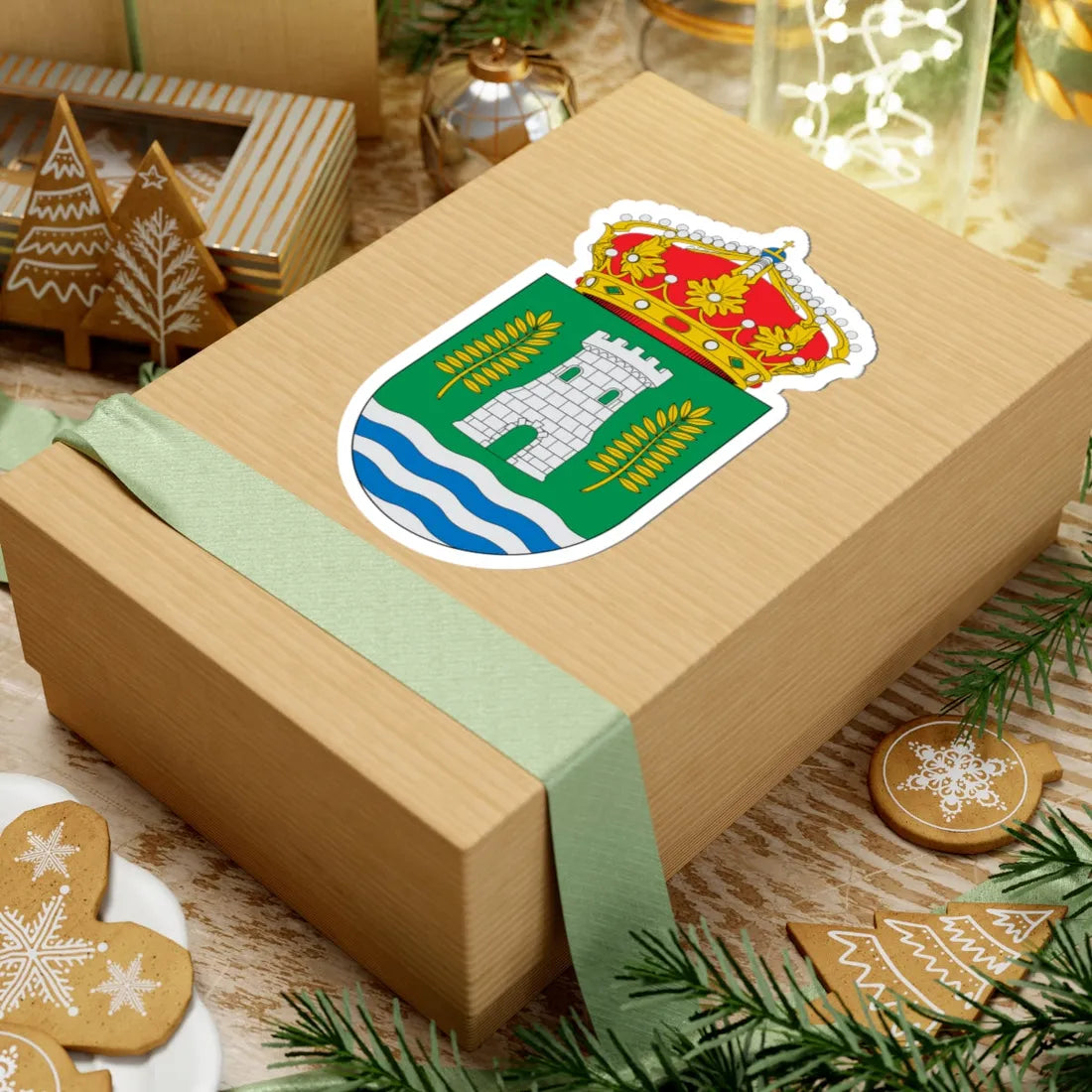 Escudo de Sorvilán (Spain) (Coat of Arms) STICKER Vinyl Kiss-Cut Decal - The Sticker Space