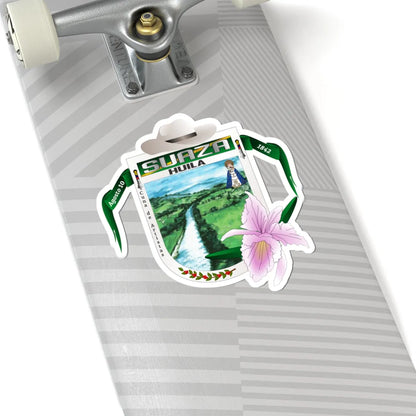 Escudo de Suaza Huila (Colombia) (Coat of Arms) STICKER Vinyl Kiss-Cut Decal - The Sticker Space
