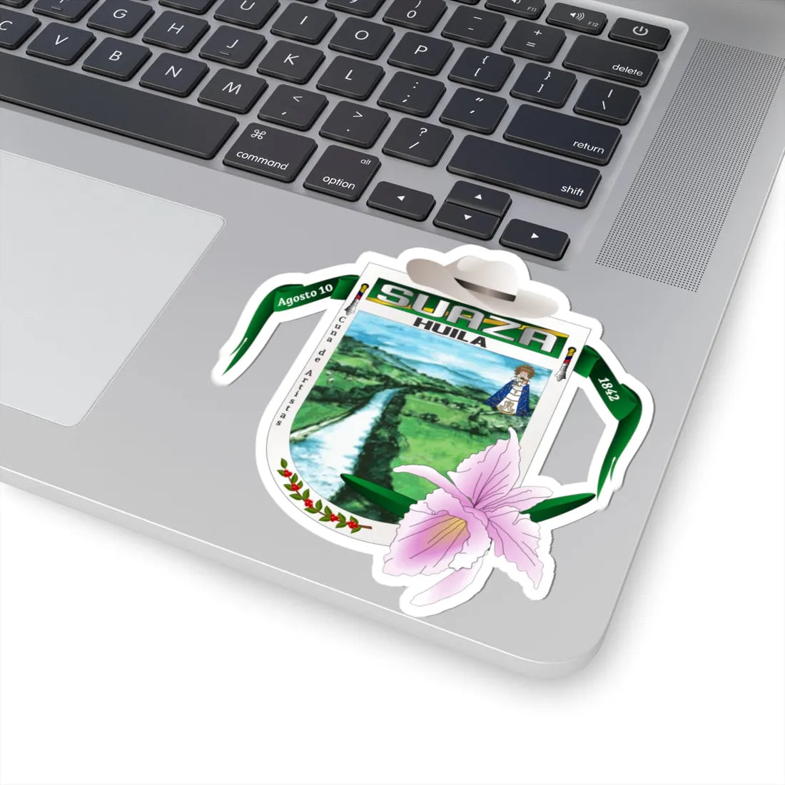 Escudo de Suaza Huila (Colombia) (Coat of Arms) STICKER Vinyl Kiss-Cut Decal - The Sticker Space