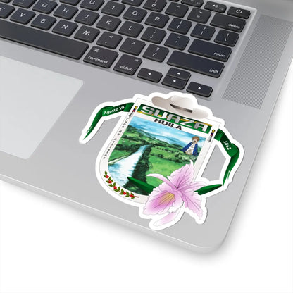 Escudo de Suaza Huila (Colombia) (Coat of Arms) STICKER Vinyl Kiss-Cut Decal - The Sticker Space