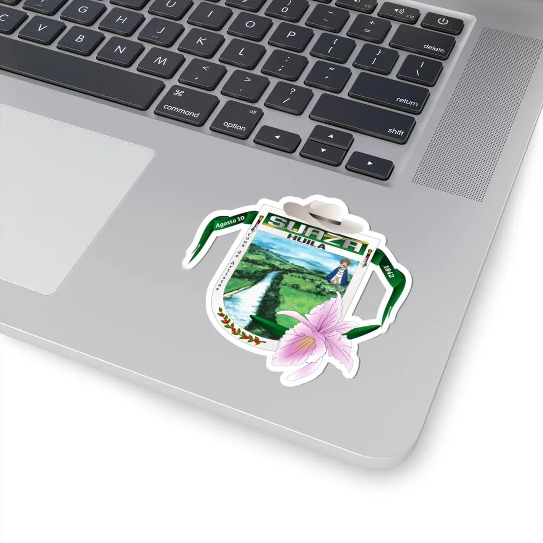 Escudo de Suaza Huila (Colombia) (Coat of Arms) STICKER Vinyl Kiss-Cut Decal - The Sticker Space