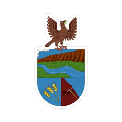 Escudo de Suesca - Cundinamarca (Colombia) (Coat of Arms) STICKER Vinyl Kiss-Cut Decal 3 Inch White - The Sticker Space