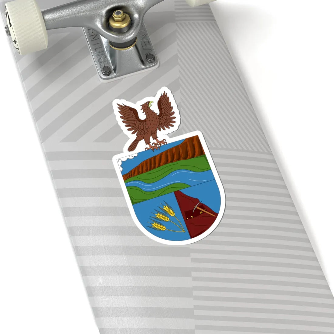 Escudo de Suesca - Cundinamarca (Colombia) (Coat of Arms) STICKER Vinyl Kiss-Cut Decal - The Sticker Space