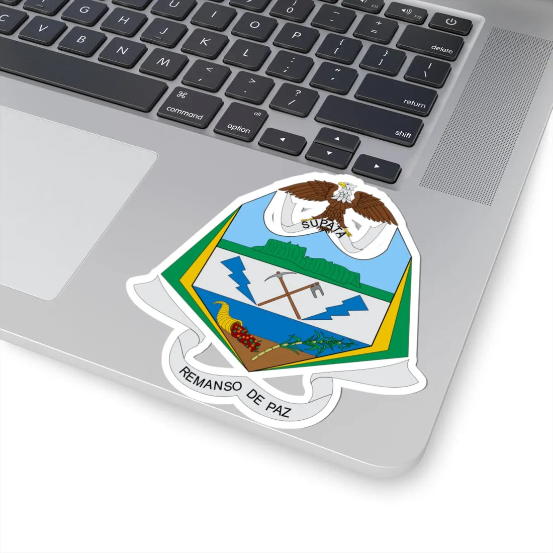 Escudo de Supatá (Colombia) (Coat of Arms) STICKER Vinyl Kiss-Cut Decal - The Sticker Space